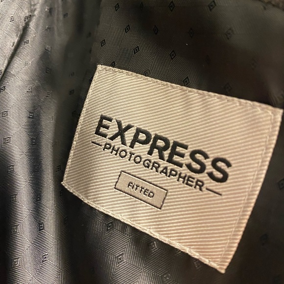 Express Grey Blazer - Picture 2 of 3